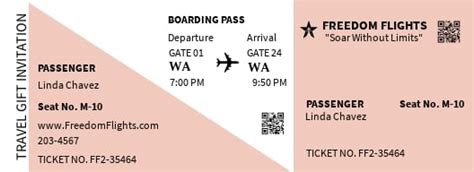 20+ FREE Airline Ticket Templates [Customize & Download] | Template.net