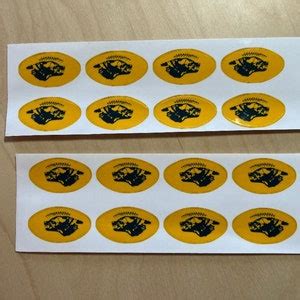 Michigan Football Helmet Stickers 16 Decals Wolverines - Etsy