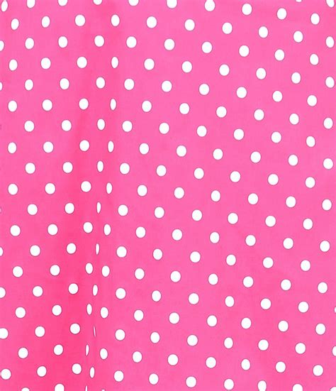 Pink and white polka dot | Polka dots, Fabric, Polka