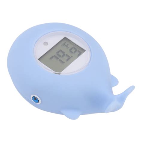 Whale Shaped Baby Bath Thermometer with Silent Alarm - Safe Water ...