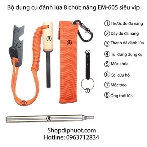 Bộ Dụng Cụ Sinh Tồn Đa Năng Của Mỹ, Canada - Shopdiphuot.com