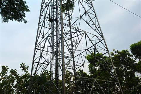 Close Up of a Mobile Tower in India, Selective Focusing Stock Image ...