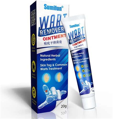 Sumifun Wart Removal Cream, Skin Tag Remover for Common Warts Treatment, Effective and Safe ...