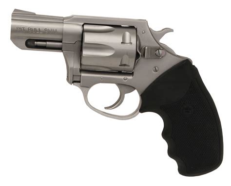 Revolver Charter Arms Pitbull 9mm Luger 2" 5 Round Rubber Grip ...