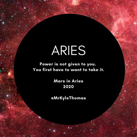 POWER HOROSCOPES: MARS IN ARIES -- 2020 — KYLE THOMAS ASTROLOGY