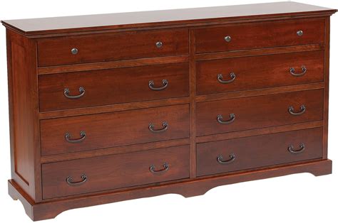 Elegance 8-Drawer Double Dresser 35-3538 by Daniel's Amish Collection at Gladhill Furniture
