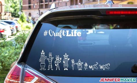 Vinyl Car Decals - Quick and Easy to Make Your Own! - Jennifer Maker