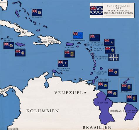 West Indies Federation Administrative Map by aroteer-jughashvili on ...