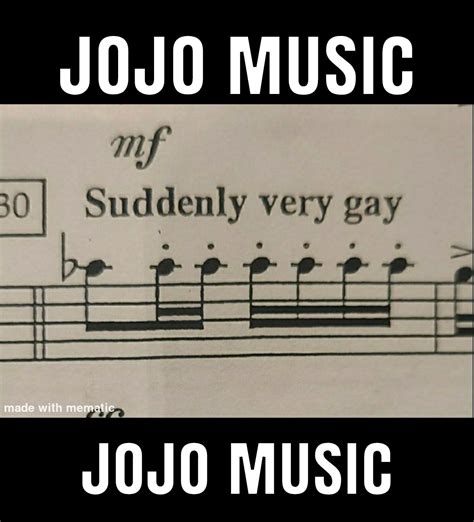 JOJO Music : r/ShitPostCrusaders