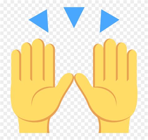 File - Emojione 1f64c - Svg - Hands Up Emoji Vector, HD Png Download ...