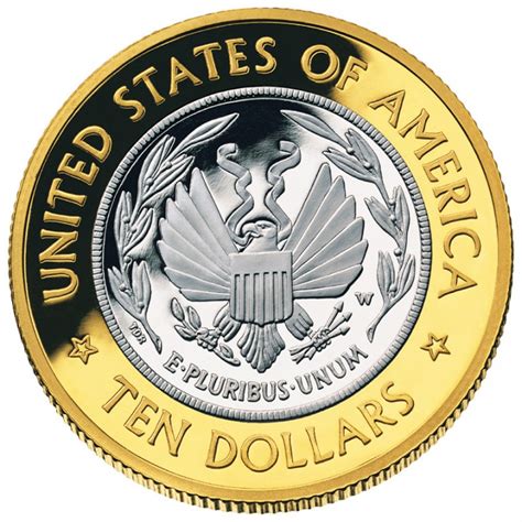 Library of Congress Bi-Metallic $10 Coin | U.S. Mint