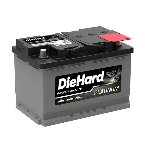 DieHard Platinum AGM Battery - Group Size 48 (Price with Exchange)