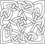 Abstract Celtic Coloring Page Printable For Kids  sketch template
