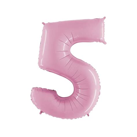 Jumbo Pink Number 5 Balloon Fifth Birthday Birthday Number | Etsy