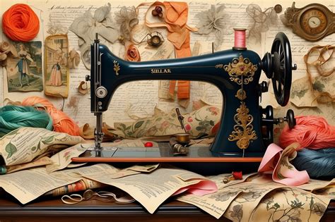 Vintage Antique Sewing Machine Free Stock Photo - Public Domain Pictures