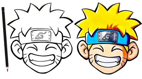 COMMENT DESSINER NARUTO EMOJI ! ETAPE PAR ETAPE - YouTube