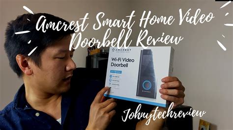 Amcrest Smart Home Video Doorbell REVIEW - YouTube