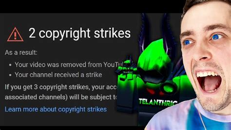 Telanthric Got Copyright Striked by DaFuqBoom - YouTube