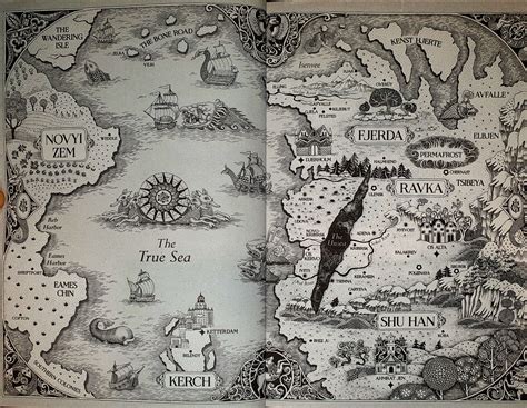 Grishaverse map | Map, Vintage world maps, Scar