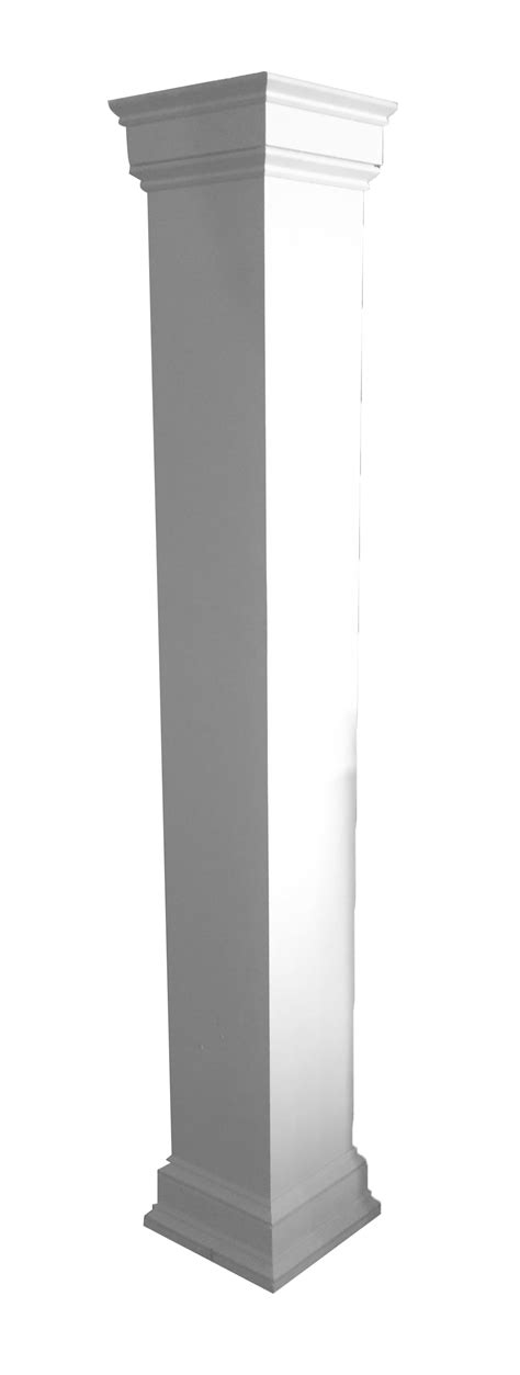 White Wood Columns - Loluma