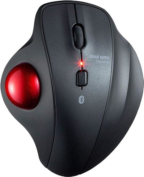 Amazon.com: SANWA Bluetooth Ergonomic Trackball Mouse, Optical Vertical Rollerball Mice, Silent ...