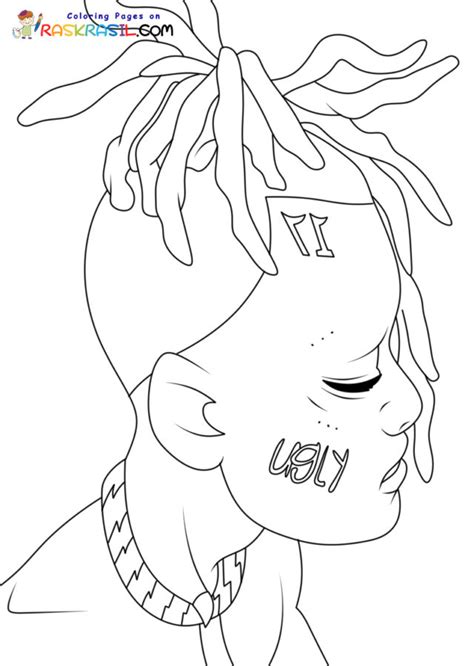 XXXTentacion Coloring Pages