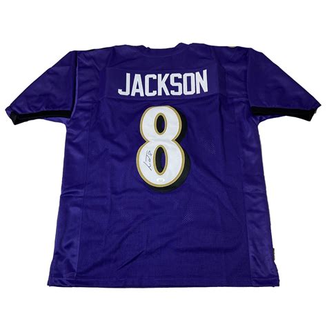 Lamar Jackson Autographed Signed Baltimore Ravens Purple Custom Jersey - JSA Authentic