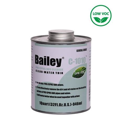 China Best Cleaner for PVC Pipes Manufacturers, Suppliers, Factory - Bailey