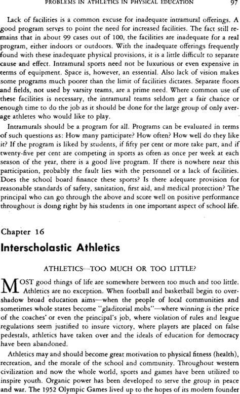 Chapter 16 Interscholastic Athletics, 1953