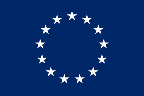 EU style Betsy Ross 13 star flag : r/vexillology