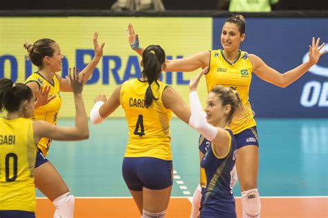 Brasil estreia na Copa Internacional de Voleibol Feminino com vitória ...