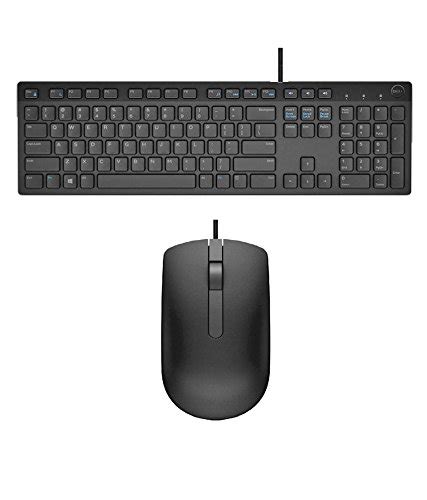 Amazon.in: Buy Dell USB Wired Keyboard and Mouse Set (Black) KB216+MS116 Online at Low Prices in ...