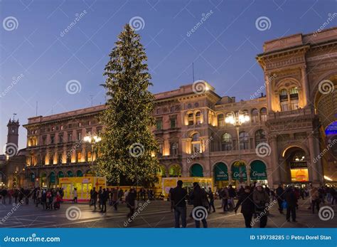 Christmas Tree in the Milan Dome Market in Milan, Italy Editorial Image - Image of xmas, milano ...