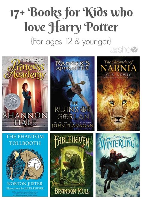 17 Books Like Harry Potter {For Kids under 13} | Fantasy books for kids, Book club books, Books ...