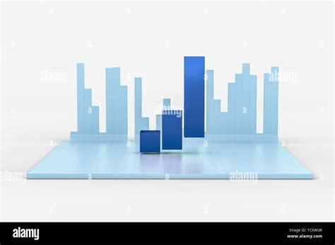 Business chart background, 3-D rendering Stock Photo - Alamy