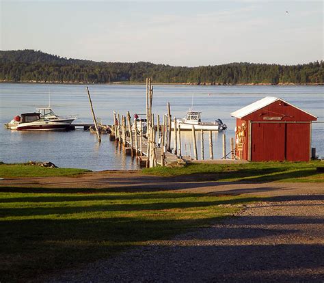 glancing back in time: Passamaquoddy Bay pier