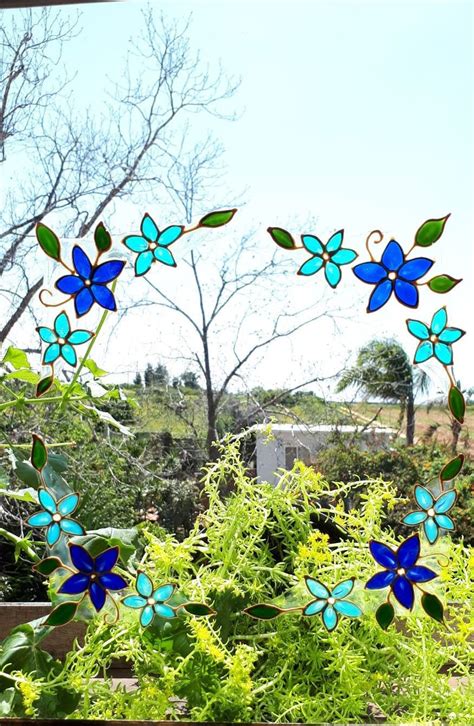 Spring Flower corner window sticker, floral decal Window Stickers, Window Decals, Bat Mitzvah ...