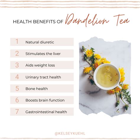 Dandelion Tea Health Benefits in 2023 | Tea health benefits, Dandelion ...