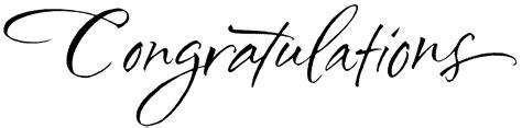 Congratulations clipart calligraphy, Congratulations calligraphy Transparent FREE for download ...