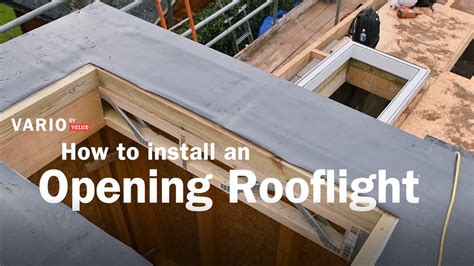 How to install Opening Rooflights from Vario by VELUX - YouTube