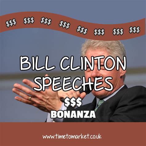 Bill Clinton Speeches Create A Dollar Bonanza For Former President