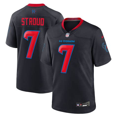 Men's Nike C.J. Stroud Navy Houston Texans 2nd Alternate Game Jersey ...