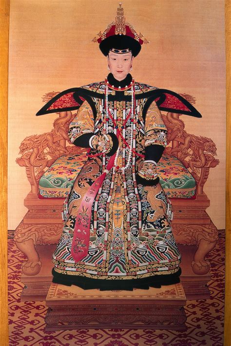 Empress Xiaoxian. Manchu.Qing Dynasty. | Antikes china, Kunst, Illustration