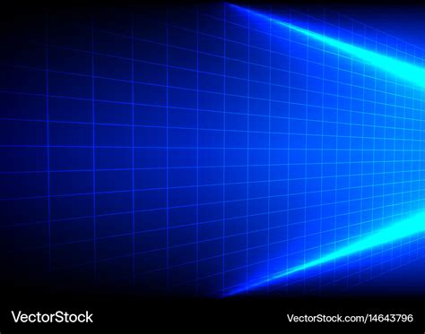 Abstract light blue with grid background Vector Image