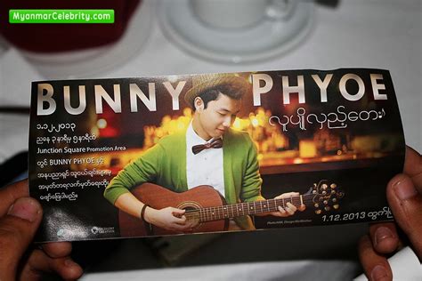 Press Launch of Bunny Phyoe's "Lu Phyo Hlae Tay" Solo Album