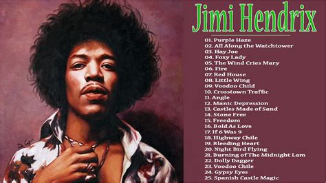 Jimi Hendrix Greatest Hits Full Album || The Best Of Jimi Hendrix - YouTube