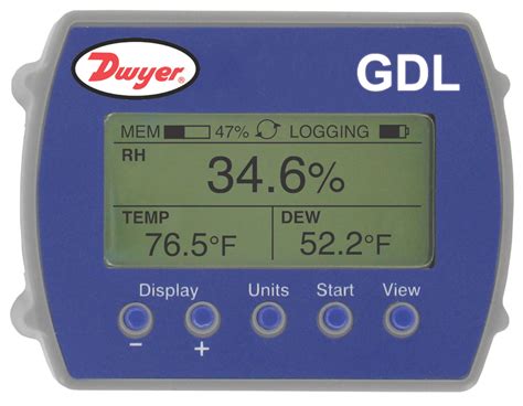 Temperature Humidity Data Logger with Display (Dwyer Instruments, Inc.) - Zycon