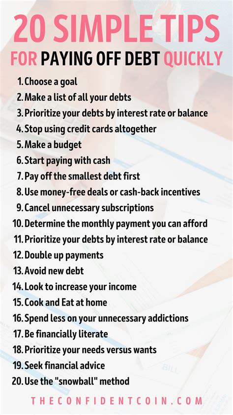 20 simple effective tips on how to pay off debt fast – Artofit