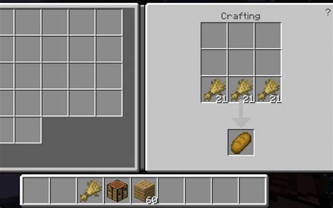 Minecraft Bread Recipe