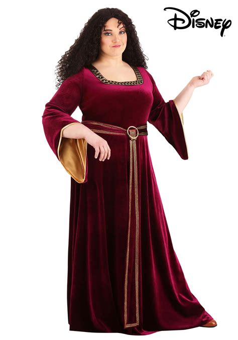 Plus Size Tangled Mother Gothel Costume for Women